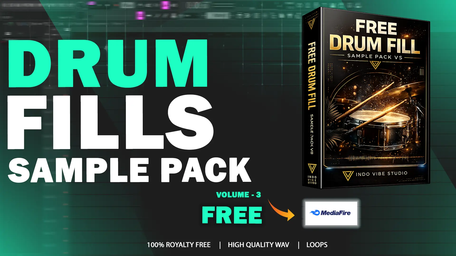 Free Drum Fill Sample Pack Vol. 3 – Download Royalty-Free Drum Fill Loops