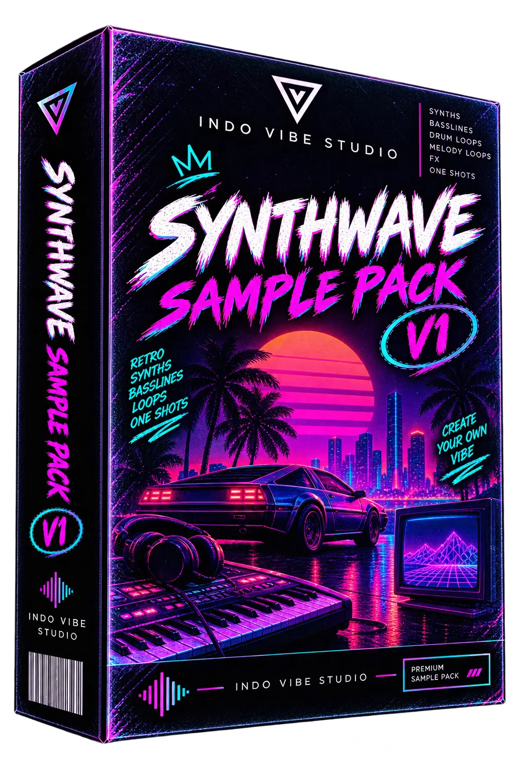 Synthwave sample Pack v1
